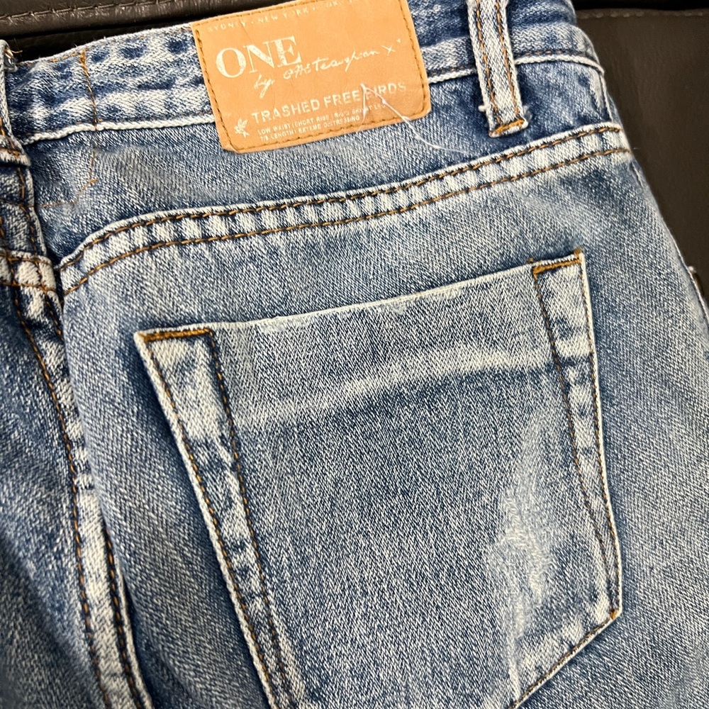 One Teaspoon Light Blue Denim Jeans